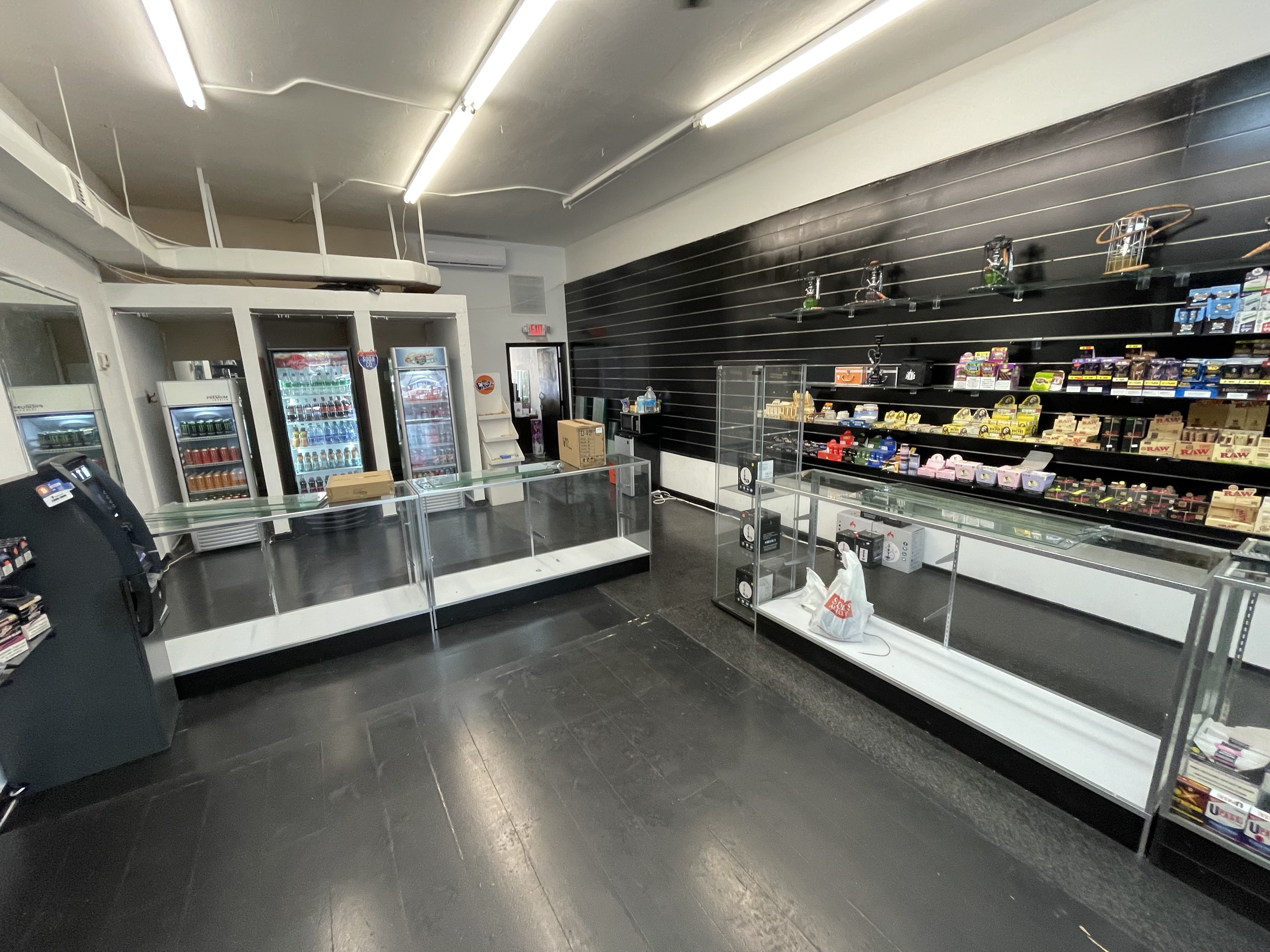 Tempered Glass Smoke Shop Display Cases