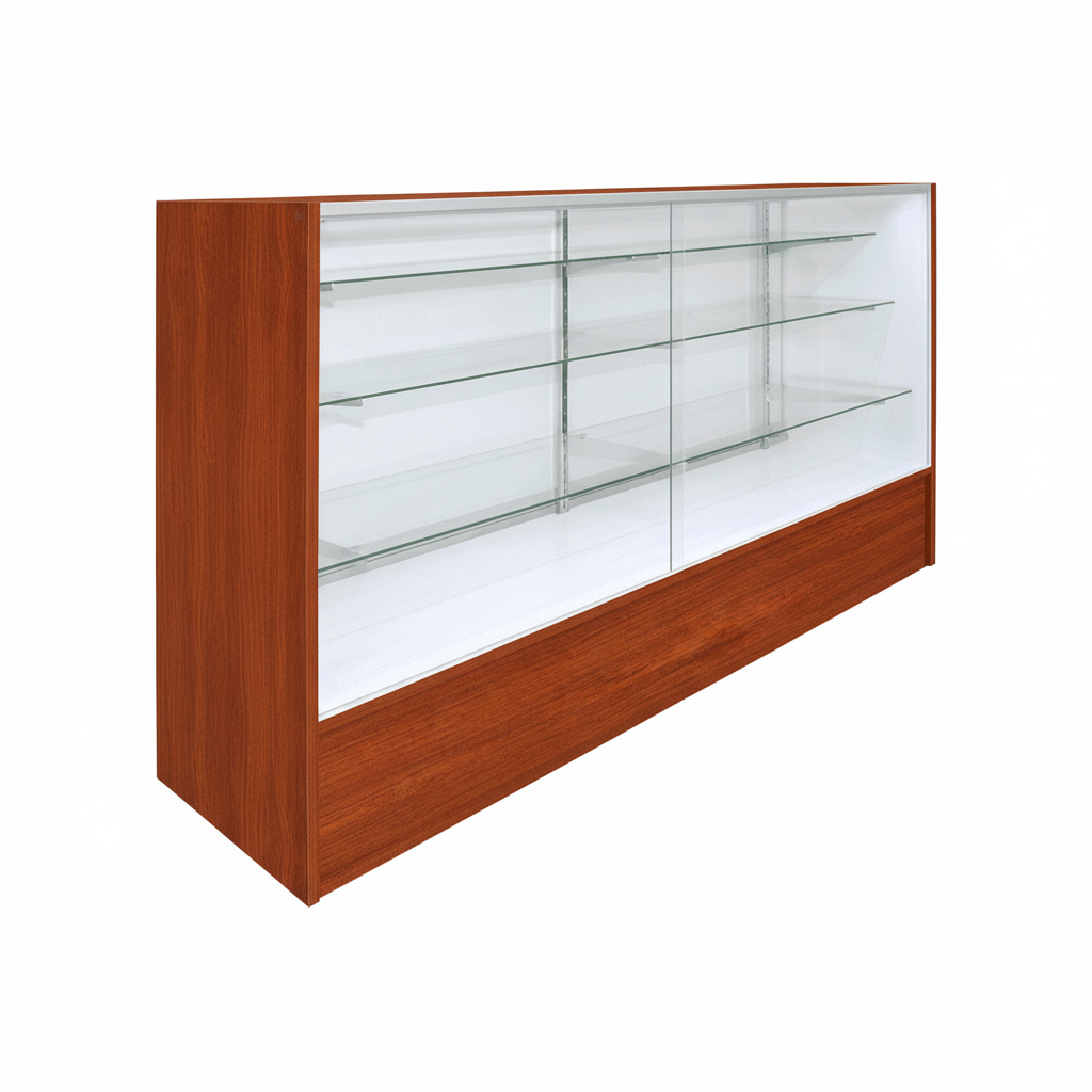 70" Cherry Display Case | Full Vision