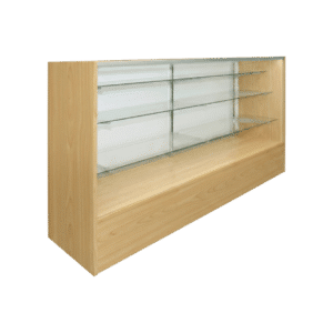 70" Maple Display Case | Full Vision