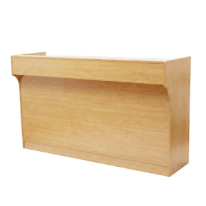 72" Maple Retail Checkout Counter | Cash Wrap