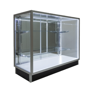 48" Silver Extra Vision Display Case