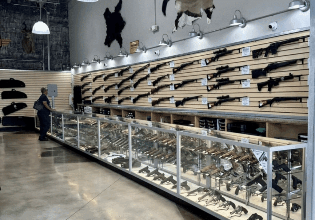 4x8 Gray Gun Wall Panel | Wall Mounted Gun Rack