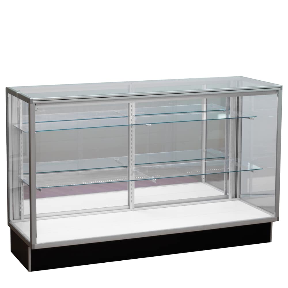 Silver Extra Vision Display Case 70"