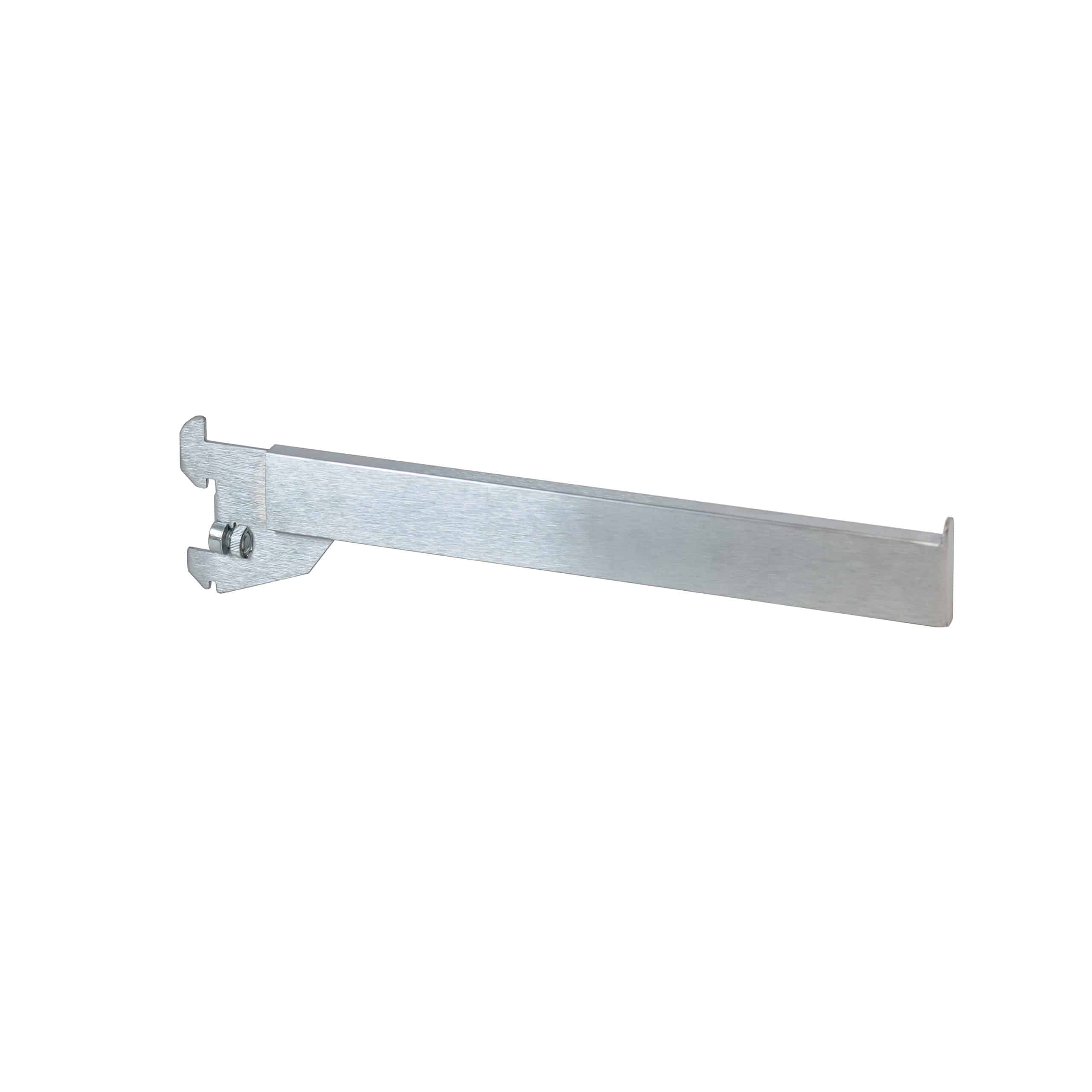 Satin Chrome 12" Rectangular Tube Straight Arm (Heavy Duty)