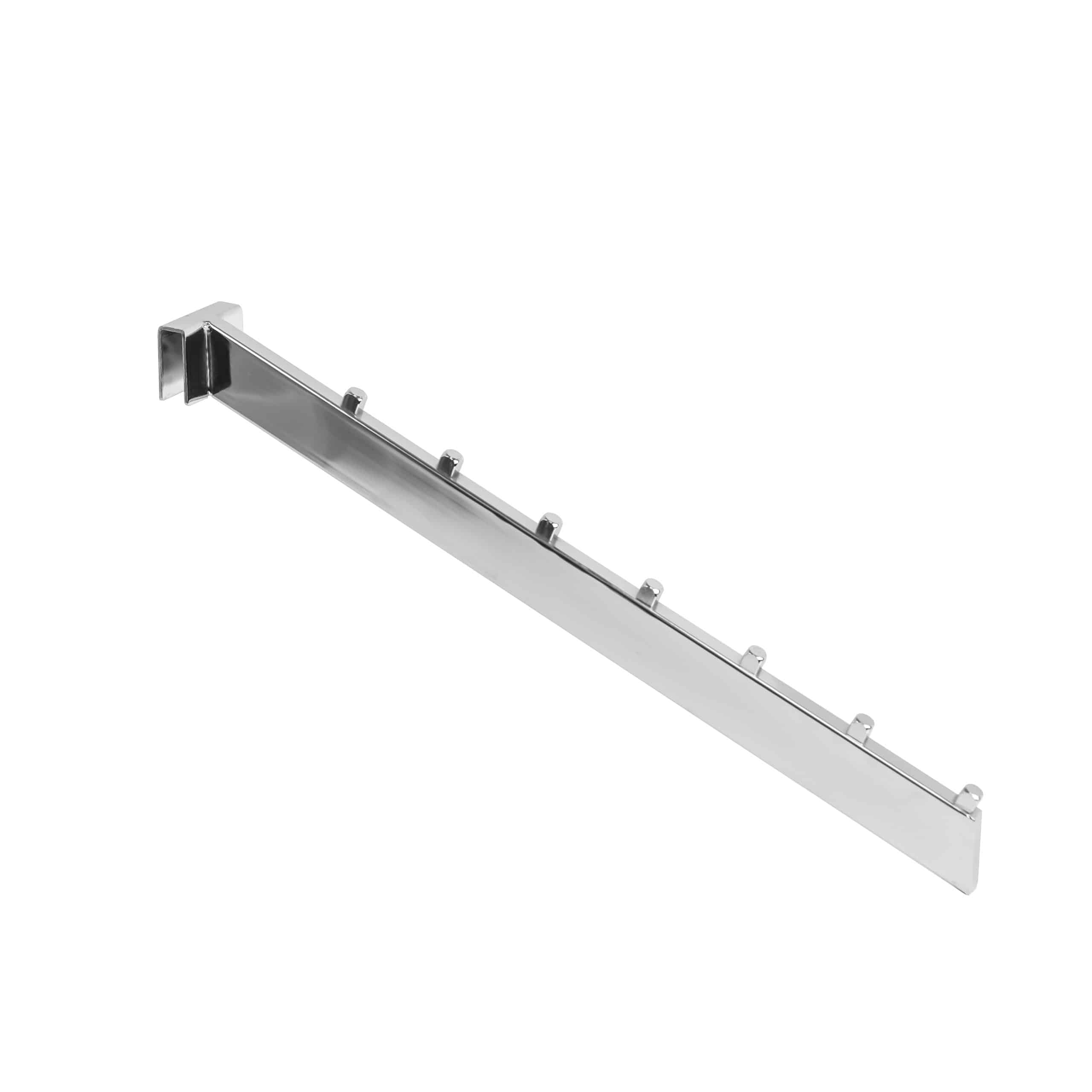 Satin Chrome Rectangular Tube 7 Ball Waterfall