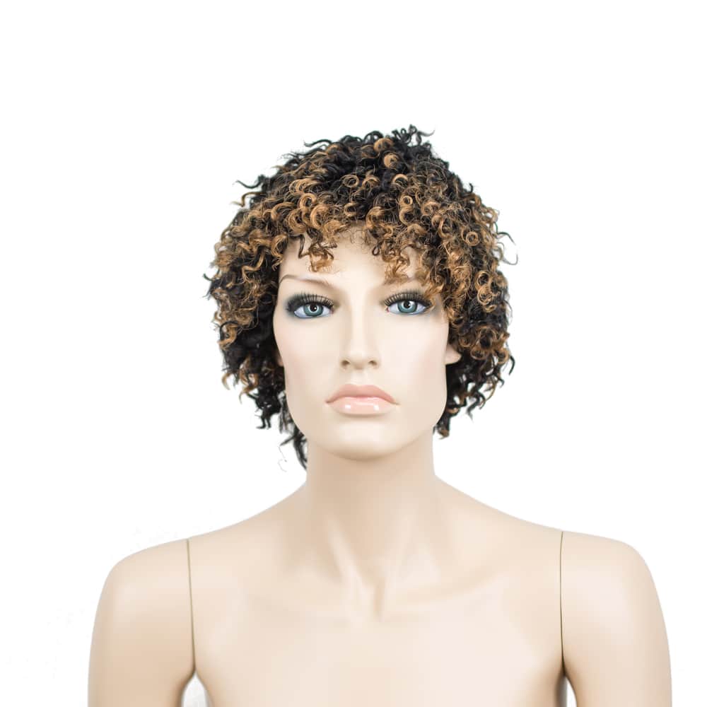 Female Two-Tone Curly Wig