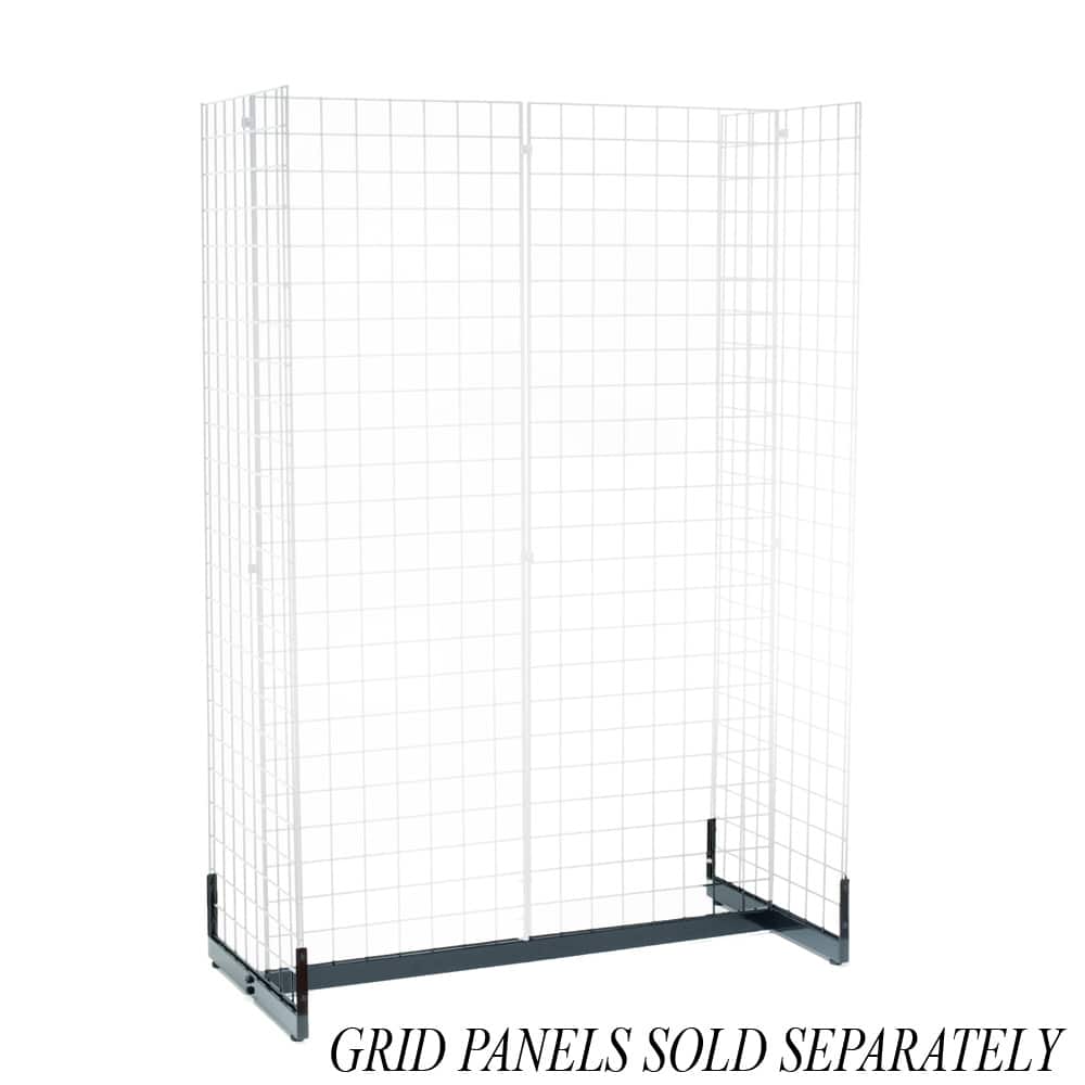 gridwall with legs and base in black