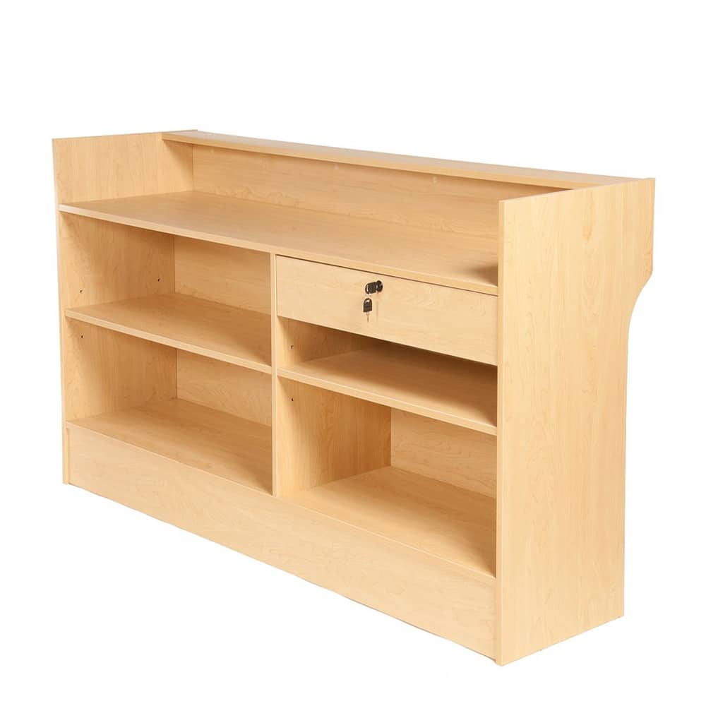 Cash Wrap Counter | 48" Maple Retail Checkout Counter