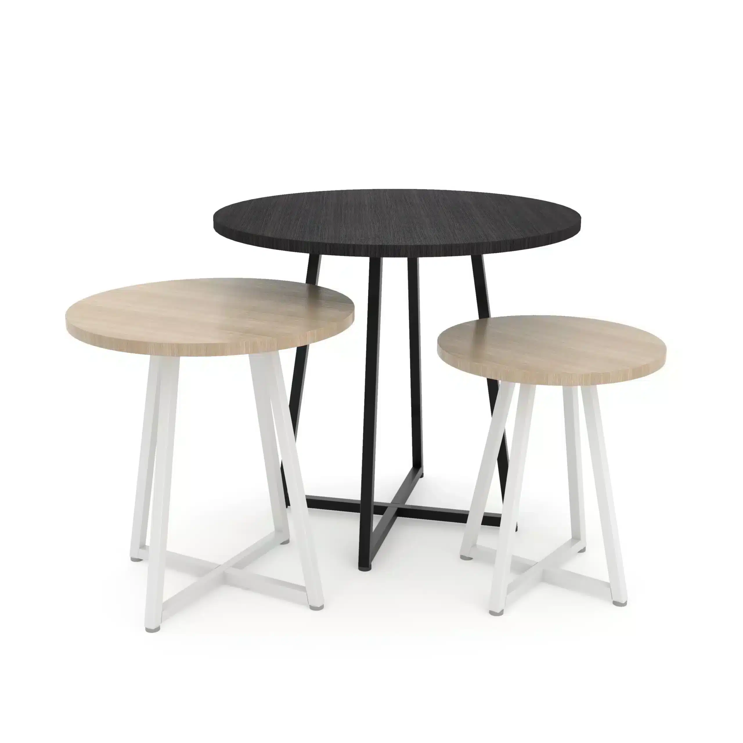 Allura Round Retail Display Tables