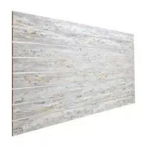 Barnwood Slatwall Panel 6" Groove Spacing with Metal Inserts Angle