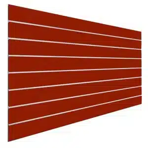 Cherry Slatwall Panel 6" Groove Spacing with Metal Inserts Angle