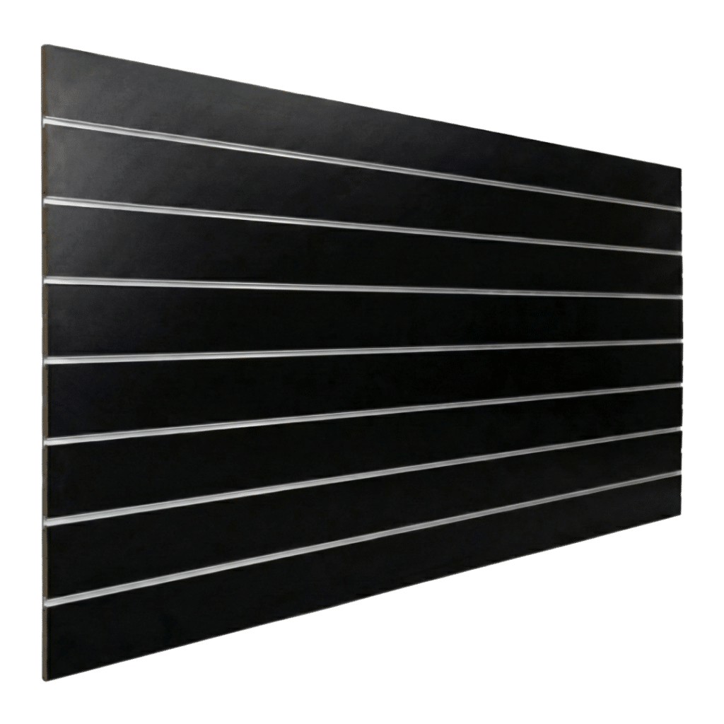 Black Slatwall Panel Matte | Fast Shipping Available
