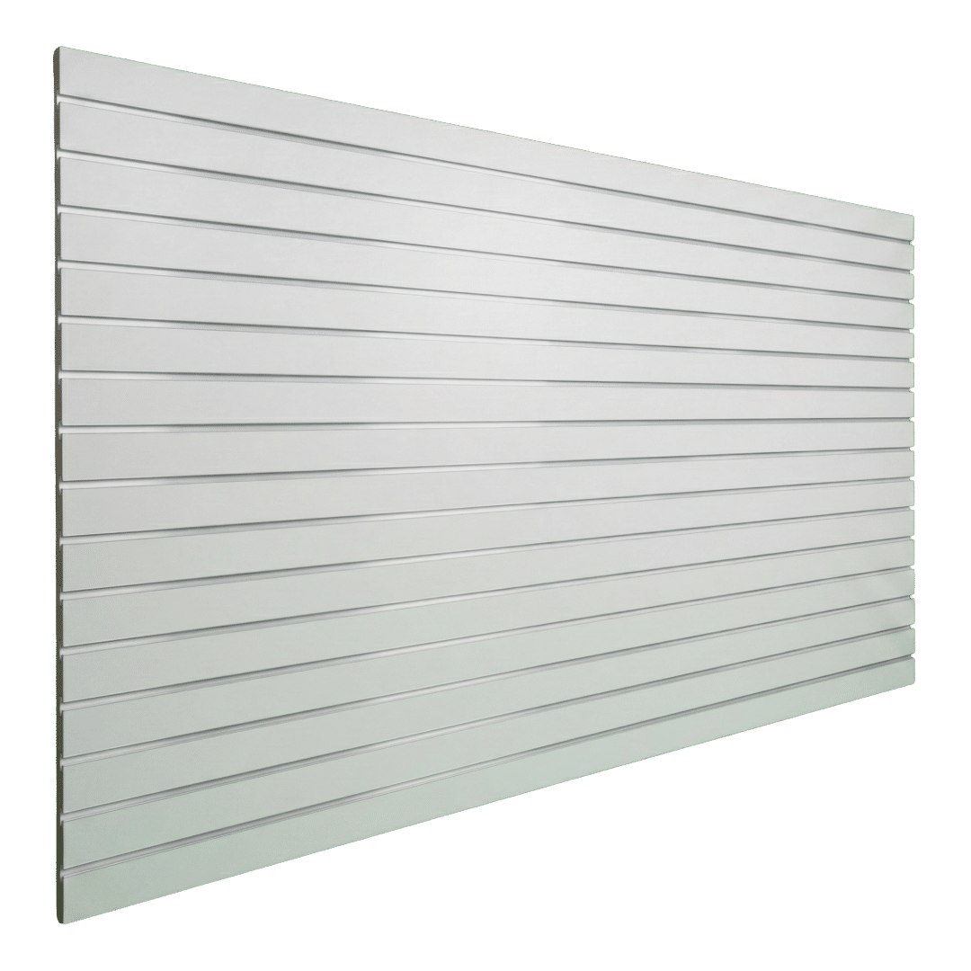 White Matte Wholesale Slatwall Panels (Pallet of 25 Panels)