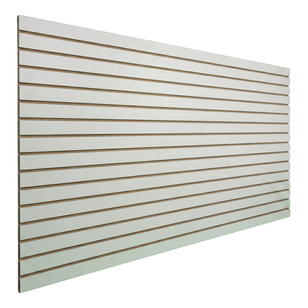 White Slatwall Panel Matte - Image 6