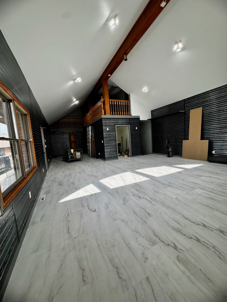 Black Slatwall Panel Woodgrain - Image 9