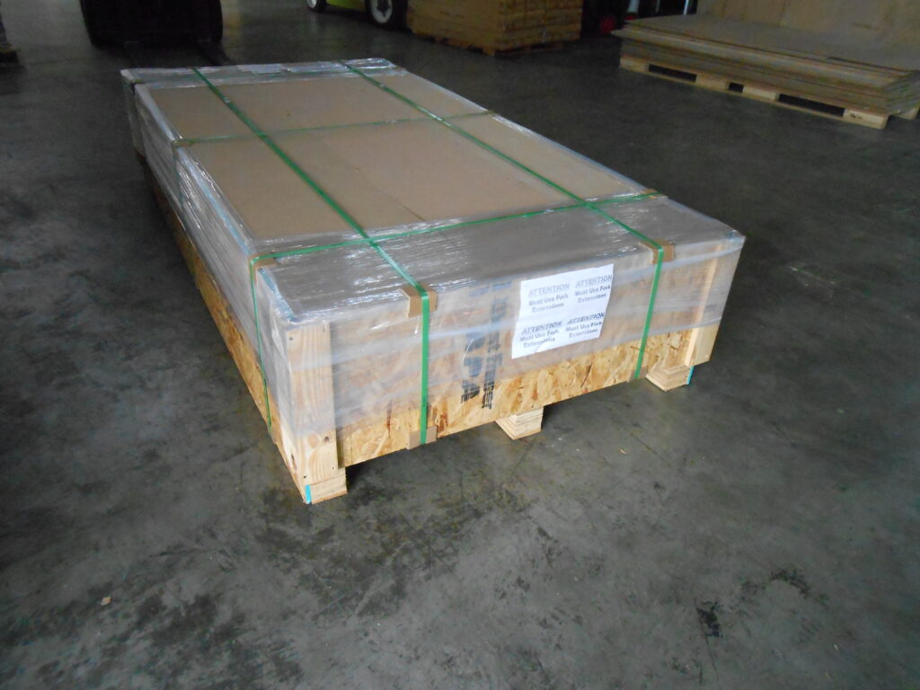 4x8 slatwall panels shipping safely
