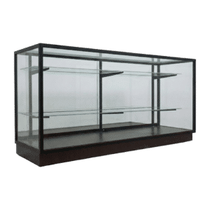 70" Black Extra Vision Display Case | Mirror Back