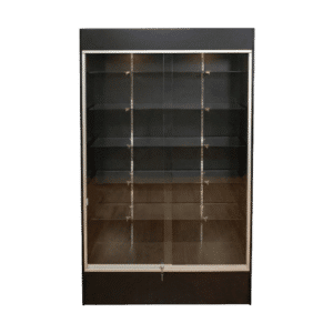 78" Black Wall Display Case