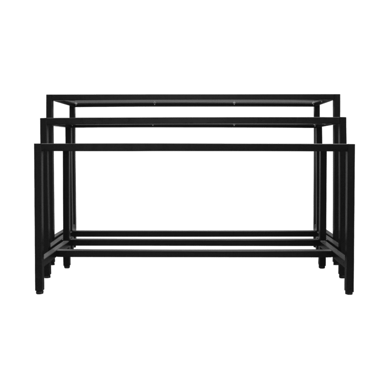 Glass Top Nesting Table Set - Image 2