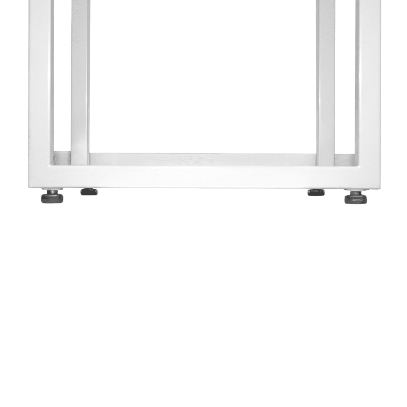 4 Tier Shelf Display Bottom - White