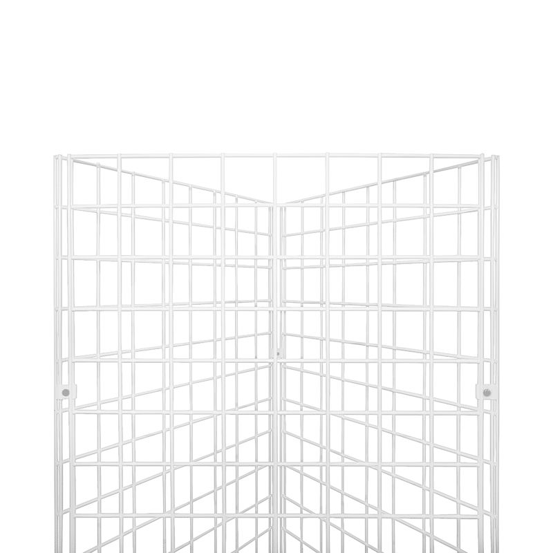 Gridwall Triangle Tower Top - White