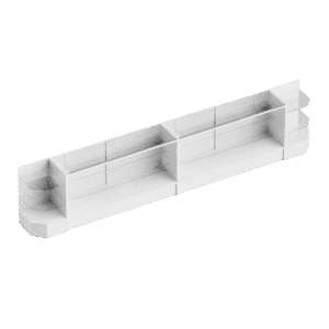 White Retail Display Case Set – 48″ Full Vision (2x Counters, 2x Corners)