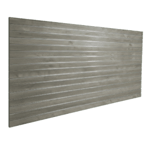 Gray Slatwall Panel Woodgrain
