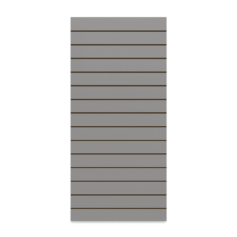 Gray Vertical Slatwall Panel