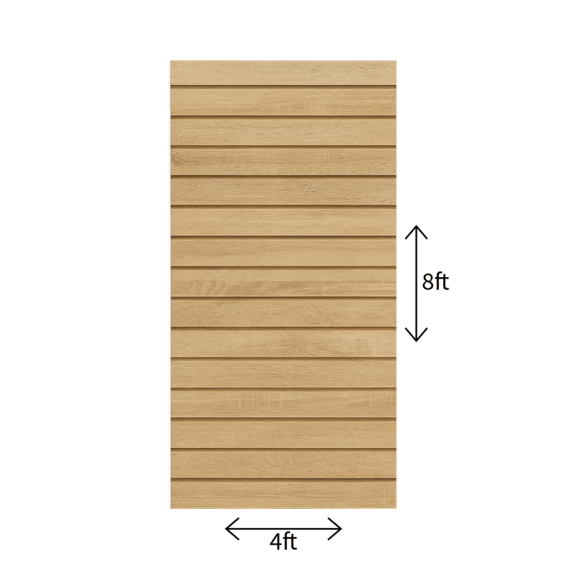 Sonoma Oak Vertical Slatwall Panel - Image 2