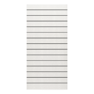 White Woodgrain Vertical Slatwall Panel