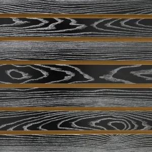 Black Woodgrain Slatwall Panel Sample