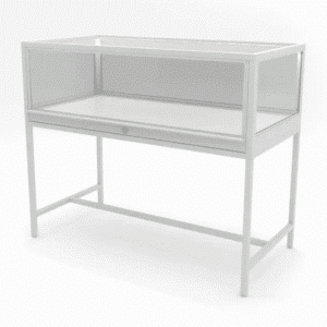 White Glass Display Cabinet