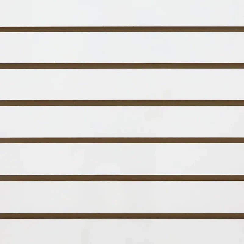 White Gloss Vertical Slatwall Panel - Image 4