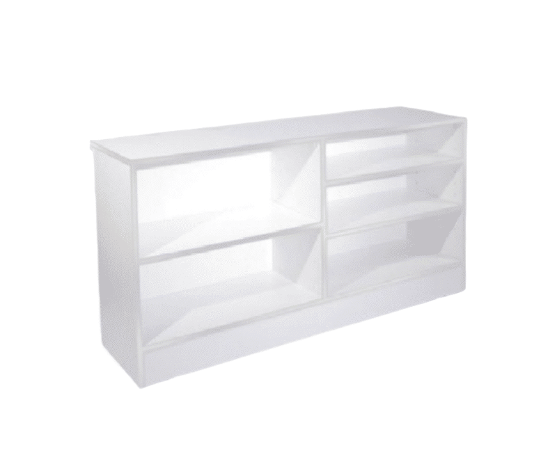 White Retail Wrap Counter 48" - Image 2