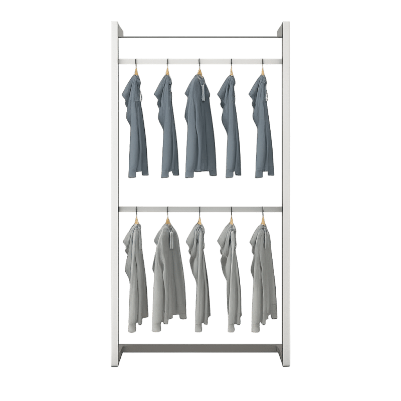 Alta Wall Display with Two Hangrails - Image 3