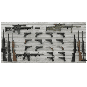 4x8 Barnwood Gun Wall Panel Package