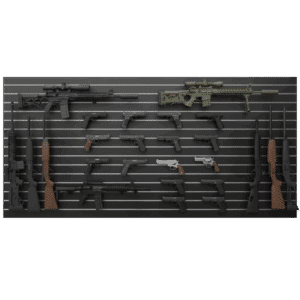 4x8 Matte Black Gun Wall Panel Package