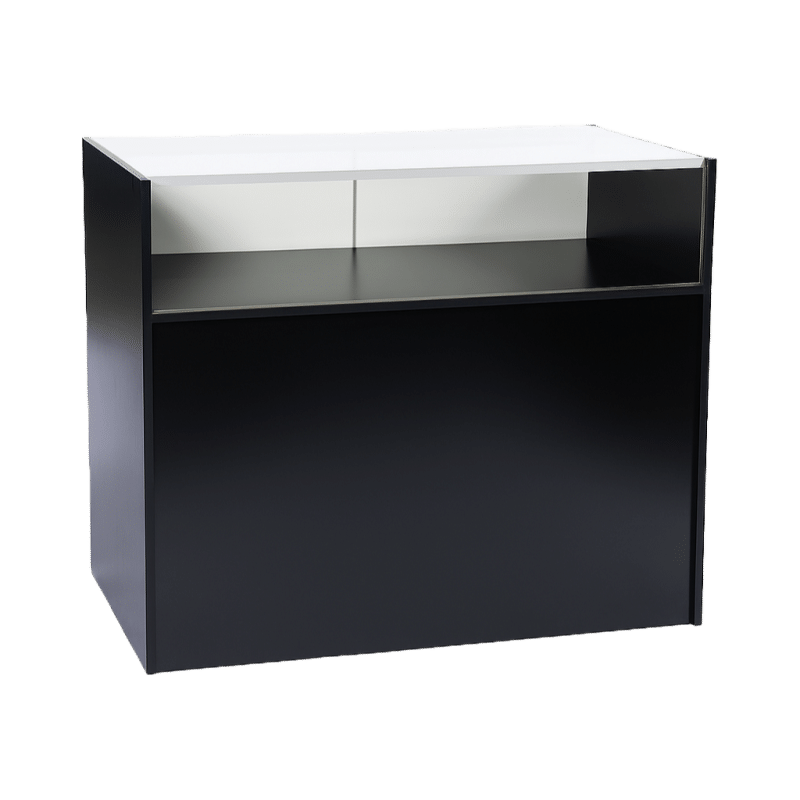Black Jewelry Display Case 48"