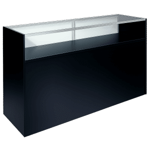 Black Jewelry Display Case 70"