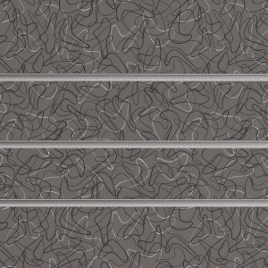 Charcoal Boomerang Slatwall Panel
