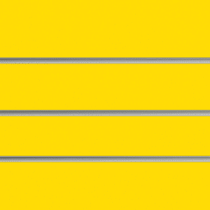 Chrome Yellow Slatwall Panel