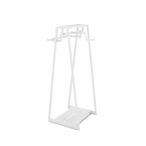 Gloss White 24" Double-Sided Floor Merchandiser Hanging Kit