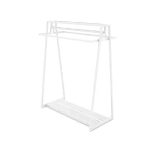 Gloss White 48" Double-Sided Floor Merchandiser Hanging Kit