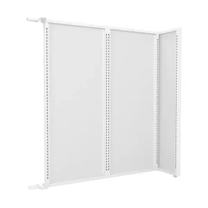 Gloss White 48" Wide Gondola Panel Add-On Kit