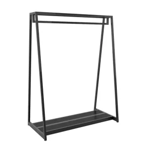 Matte Black 48" Double-Sided Floor Merchandiser