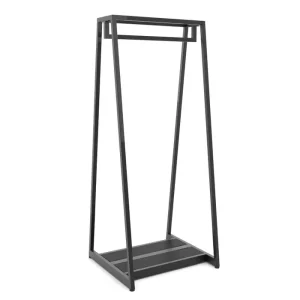 Matte Black 24" Double-Sided Floor Merchandiser