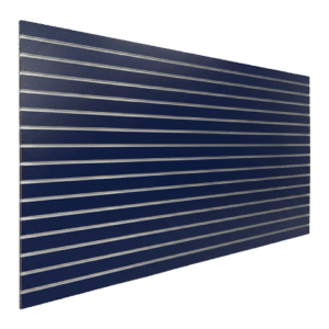 Navy Blue Slatwall Panel