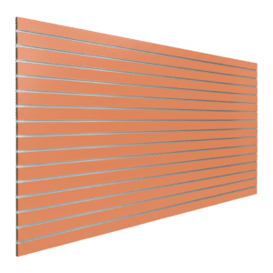 Solar Orange Slatwall Panel