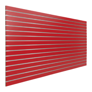 Spectrum Red Slatwall Panel