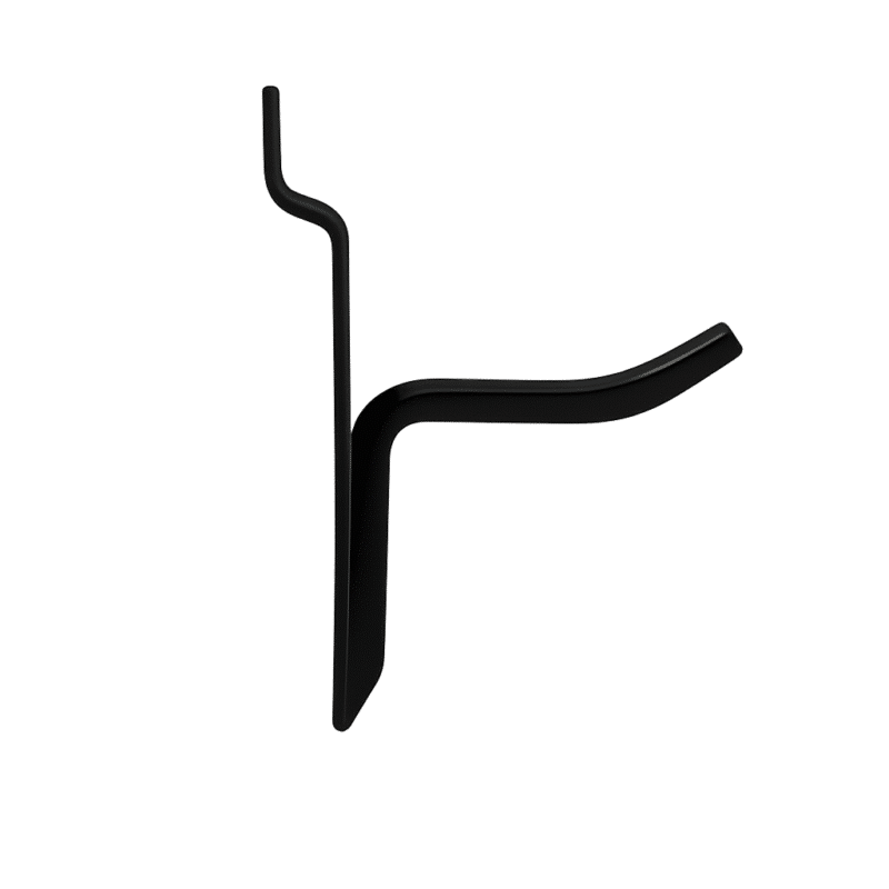 Used Black Slatwall Hook - 1 Inch - Image 2